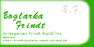 boglarka frindt business card